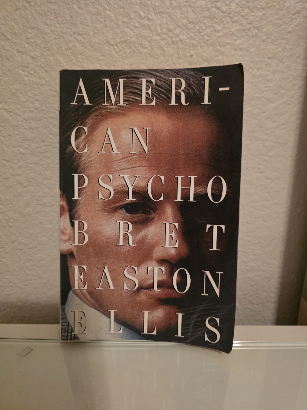 "American Psycho" Softcover Art Cover - Black and Flesh Tones
